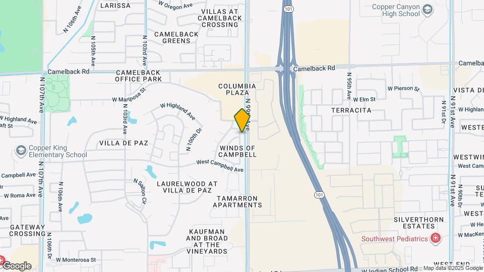4651 N 99th Dr Map and Location Details