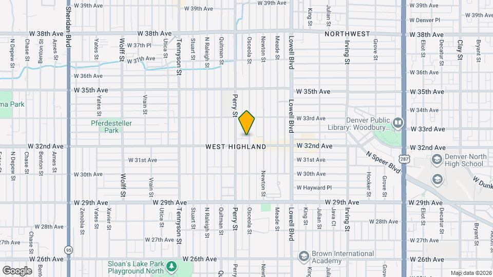 3221 Osceola St, Unit 3221 Osceola St Apartment A Map and Location Details