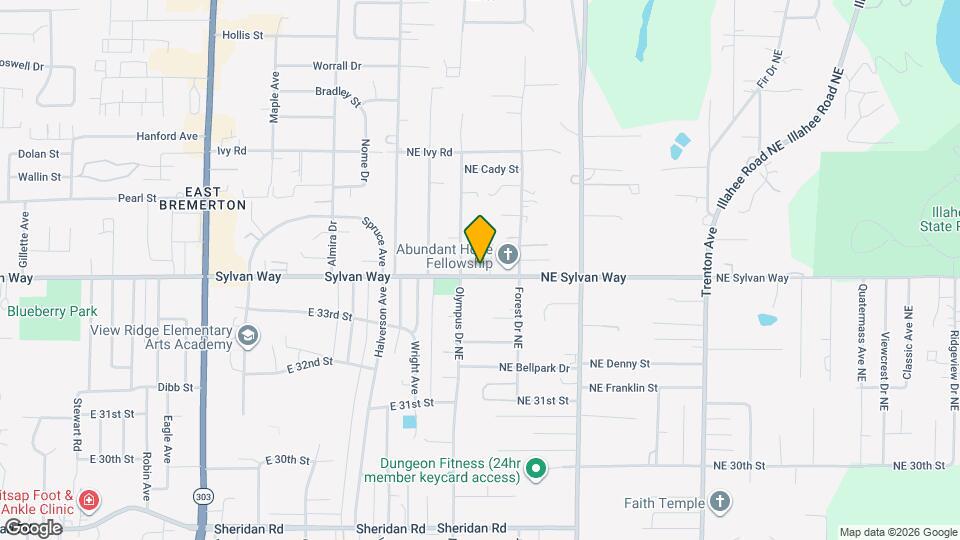 1910 NE Sylvan Way Map and Location Details