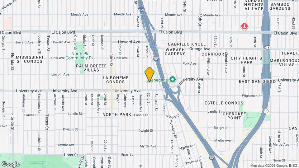 3935 32nd St Map and Location Details