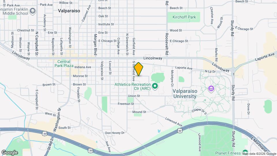 806 Monroe St Map and Location Details