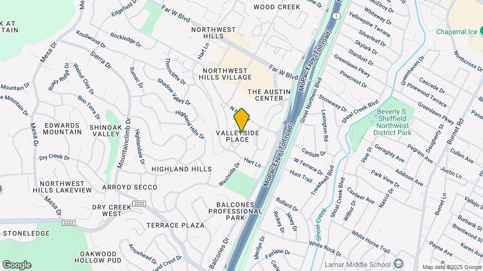 6600 Valleyside Rd Map and Location Details