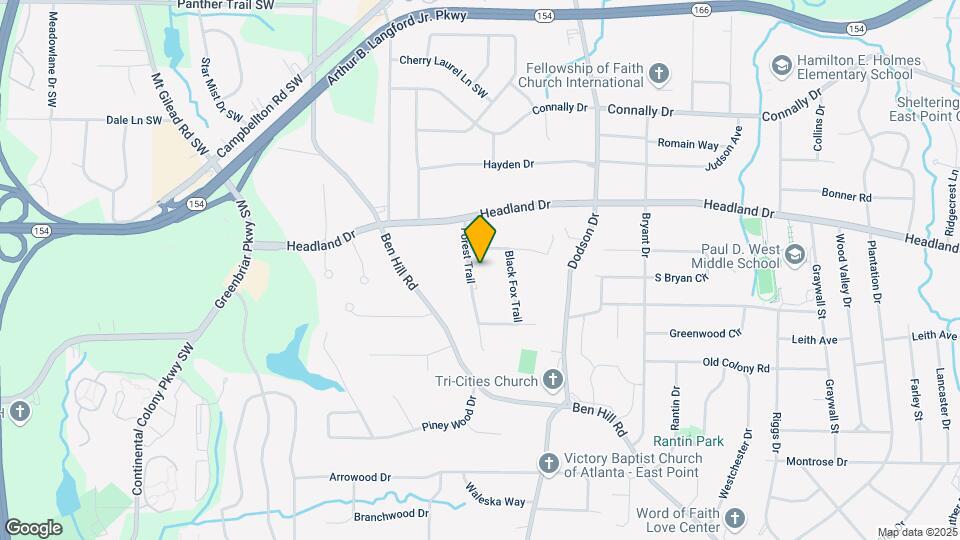 2450 Forest Trail-Unit -Apt C Map and Location Details