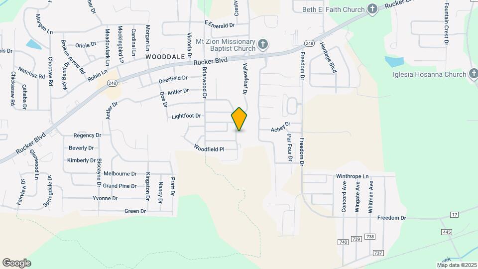 121 Candlebrook Dr Map and Location Details