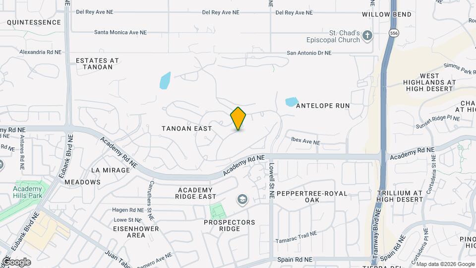 6524 Glen Oak NE Map and Location Details