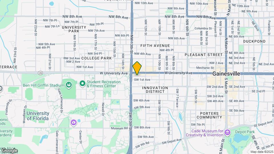 1234 SW 1st Ave Map and Location Details