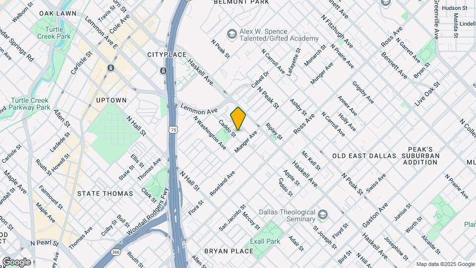 1920 Caddo St Map and Location Details