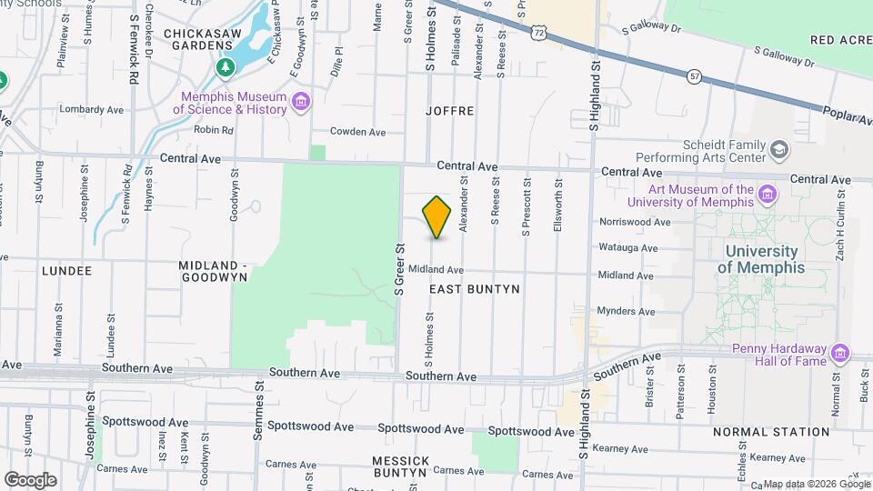 420 S Holmes St Map and Location Details