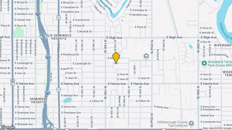 1705 E Lambright St N Map and Location Details