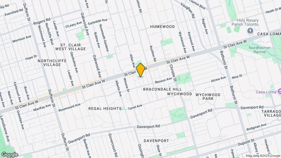 80 Greensides Av Map and Location Details