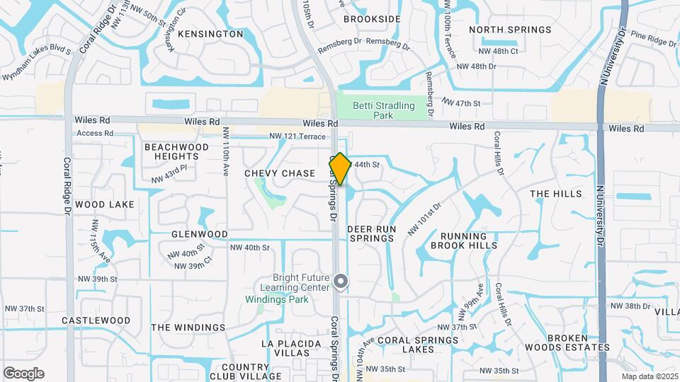 4299 Coral Springs Dr Map and Location Details