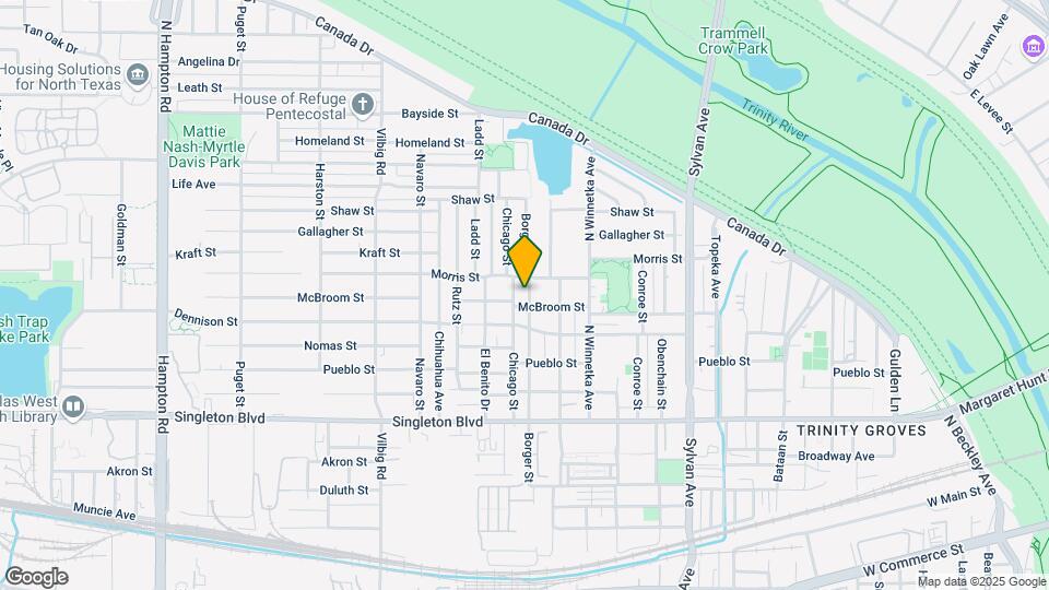3339 Borger St Mapa y Detalles de la Ubicación