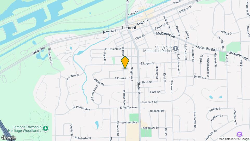 717 Warner Ave Mapa y Detalles de la Ubicación