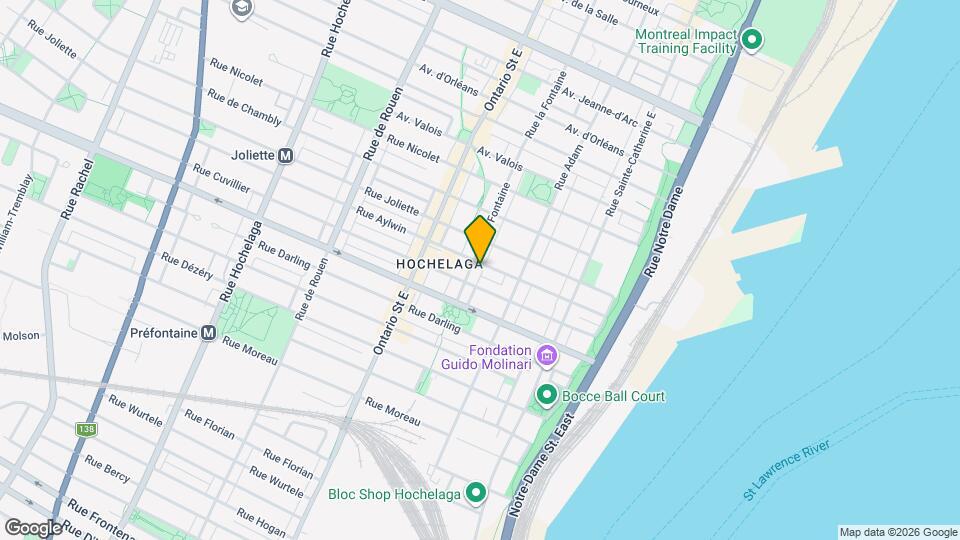 1738 Aylwin Rue Map and Location Details