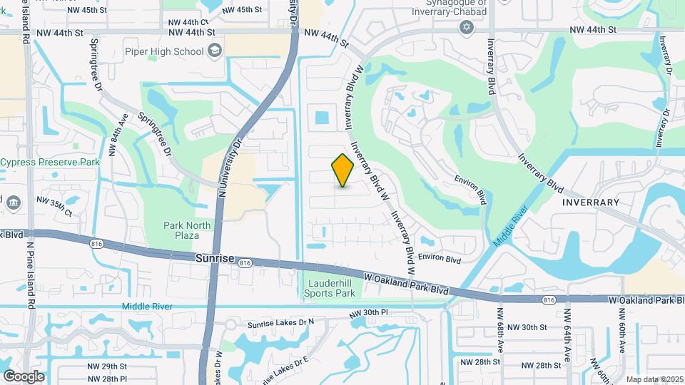 7381 NW 35th Ct Map and Location Details