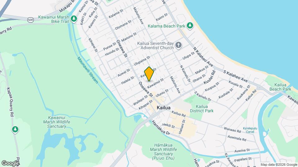 444A Kawainui St Mapa y Detalles de la Ubicación