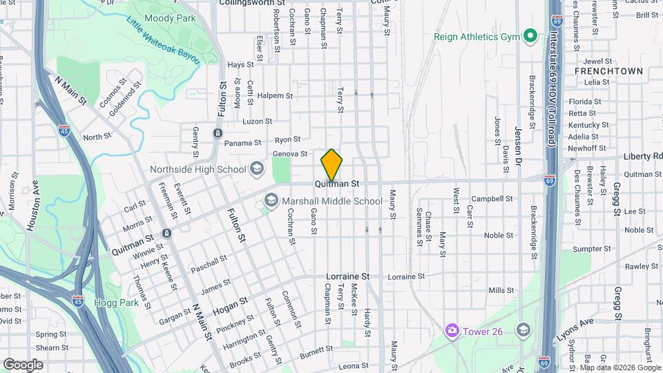 2320 Chapman St, Unit 2320 Map and Location Details