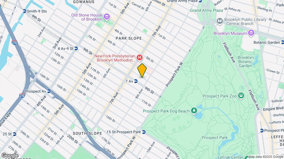 Eighth Ave Map and Location Details