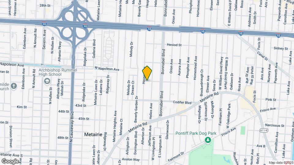 1924 Brockenbraugh St Mapa y Detalles de la Ubicación