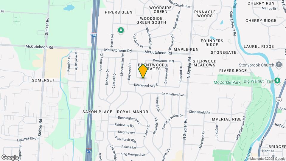 415 Barwood Dr Map and Location Details