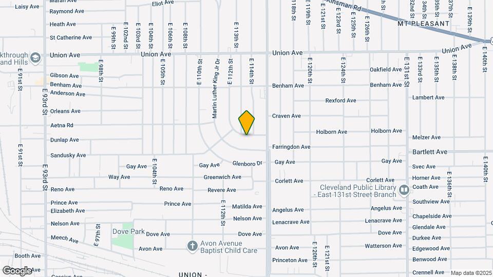 11312 Clarebird Ave Map and Location Details