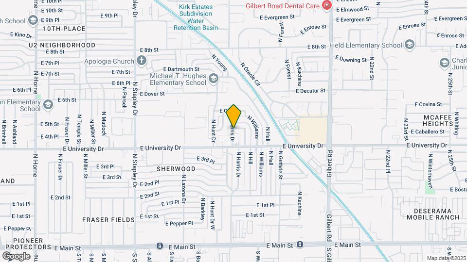 1605 E Crown Map and Location Details
