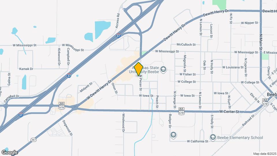 503 N Pecan St Map and Location Details