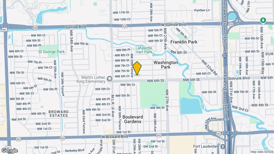 2864 NW 6th Ct, Unit 2 Map and Location Details