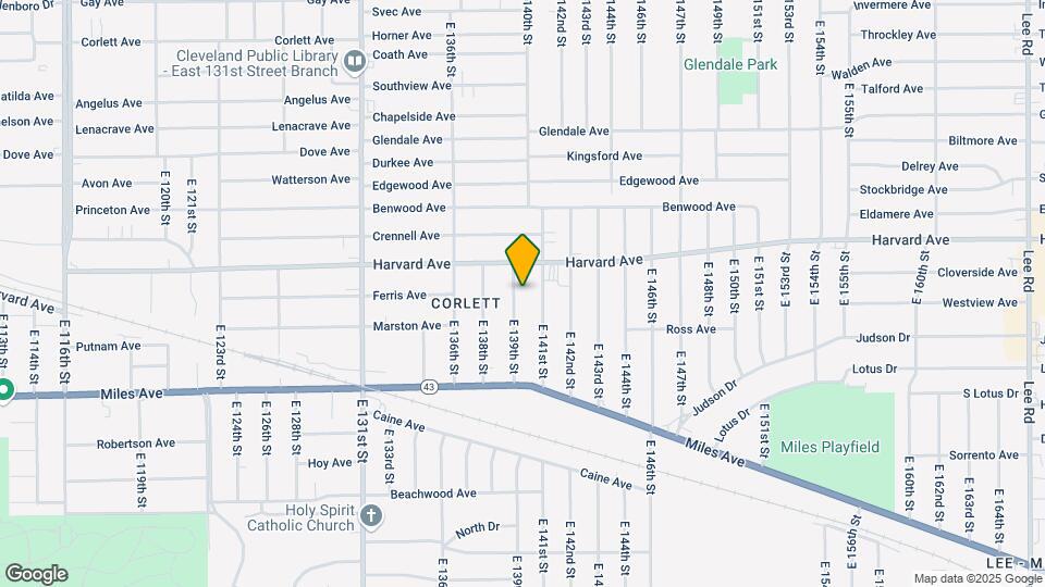 4077 E 139th St, Unit 1 Map and Location Details