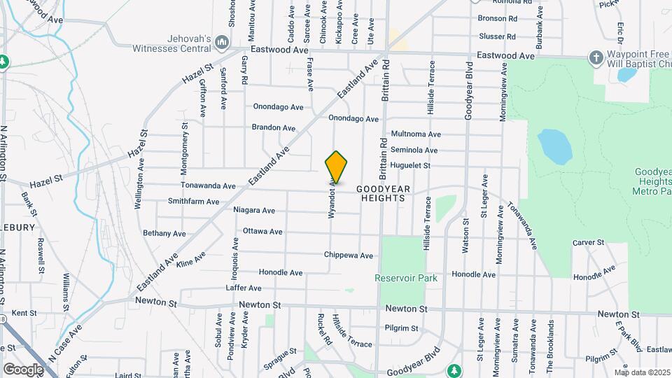 1369 Tonawanda Ave Map and Location Details