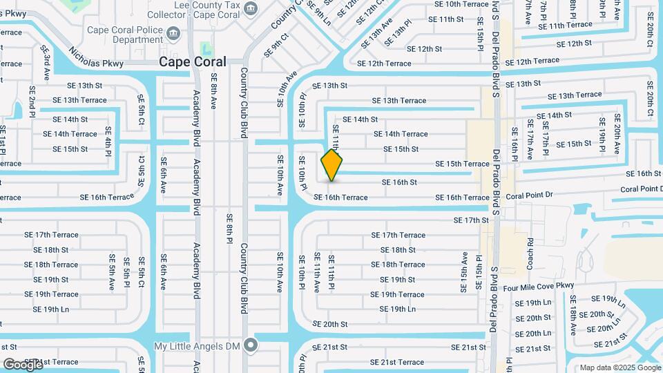 1102 SE 16th St Map and Location Details