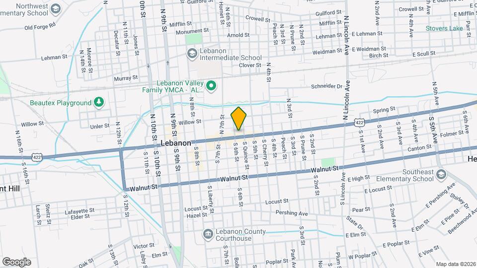 537 Cumberland St Map and Location Details