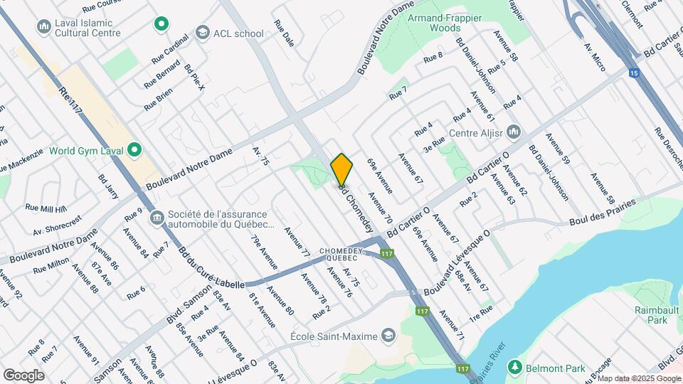 490 Chomedey Boul Map and Location Details