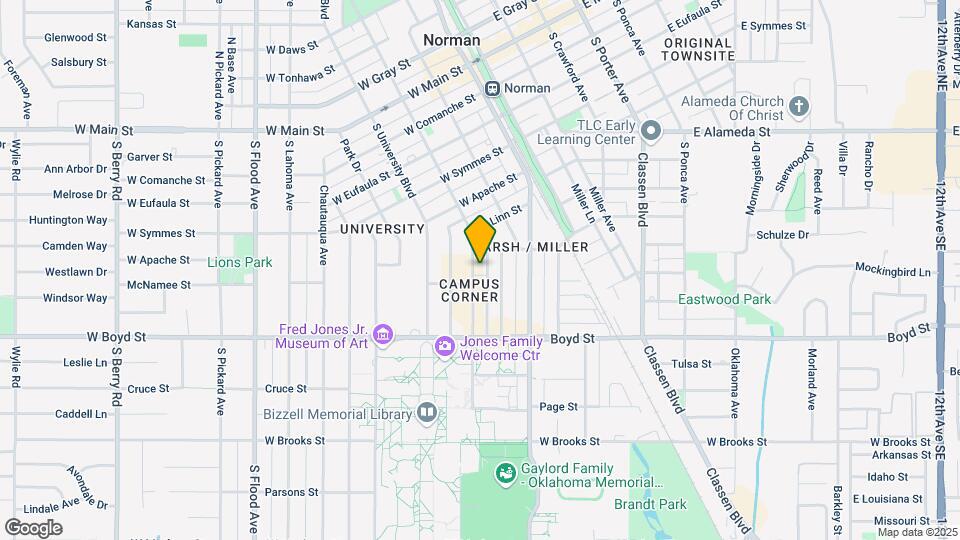 719 Asp Ave Map and Location Details