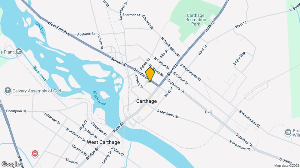 123 N School St Map and Location Details