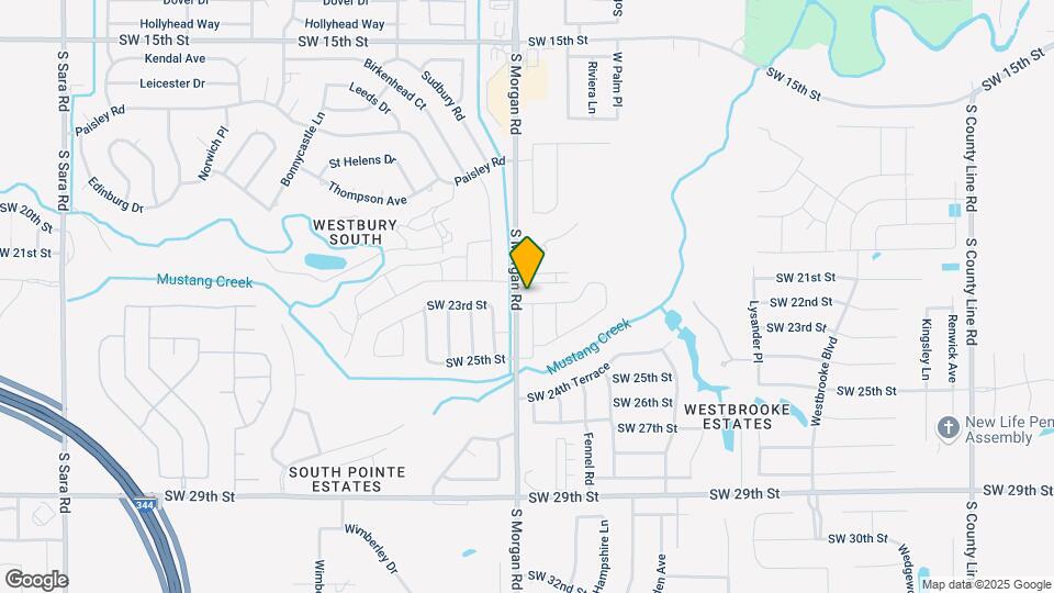 9745 SW 23rd St Map and Location Details