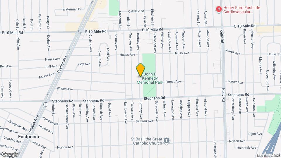 24526 Brittany Ave Map and Location Details