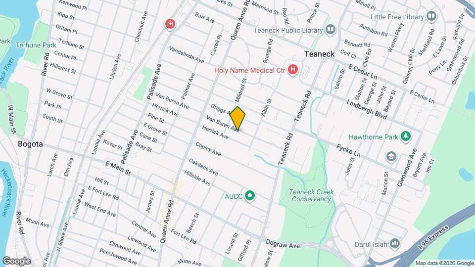 120 Van Buren Ave Map and Location Details