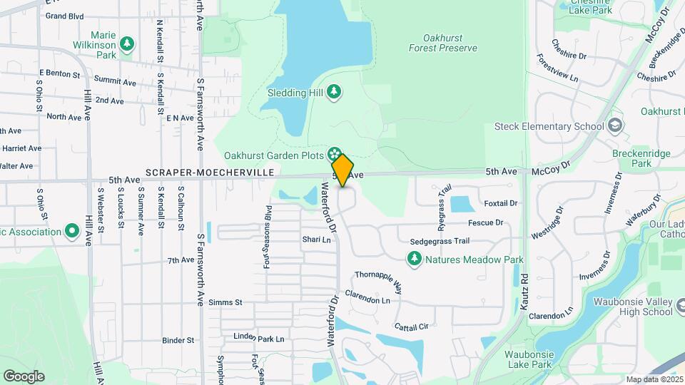 1825 Bluestem Cir Map and Location Details