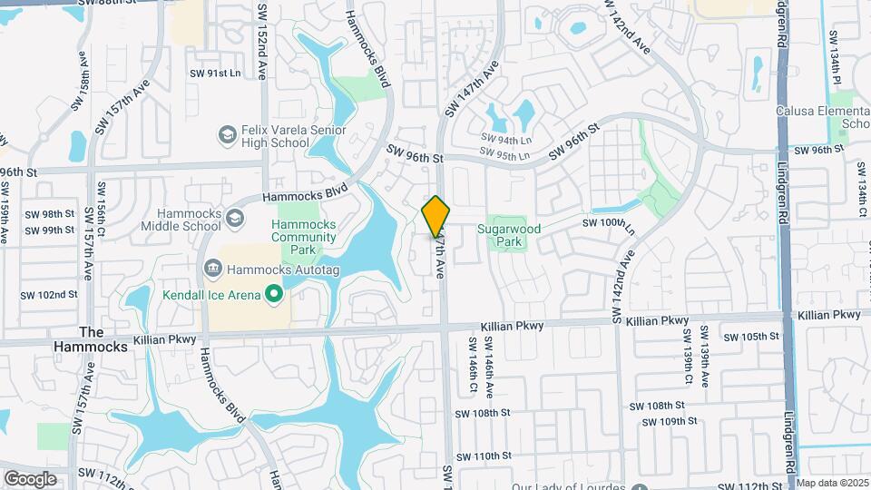 9953 SW 147th Ct Map and Location Details