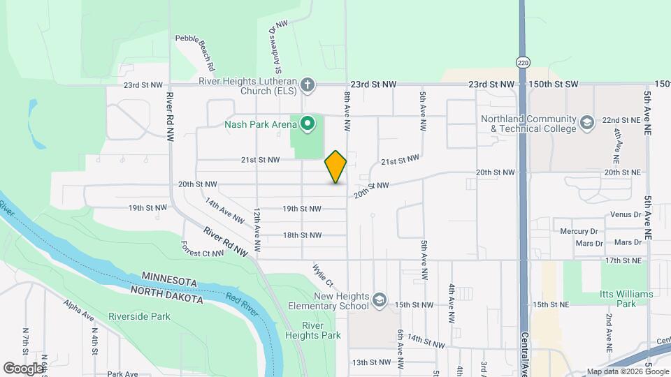 805 20th St NW Map and Location Details