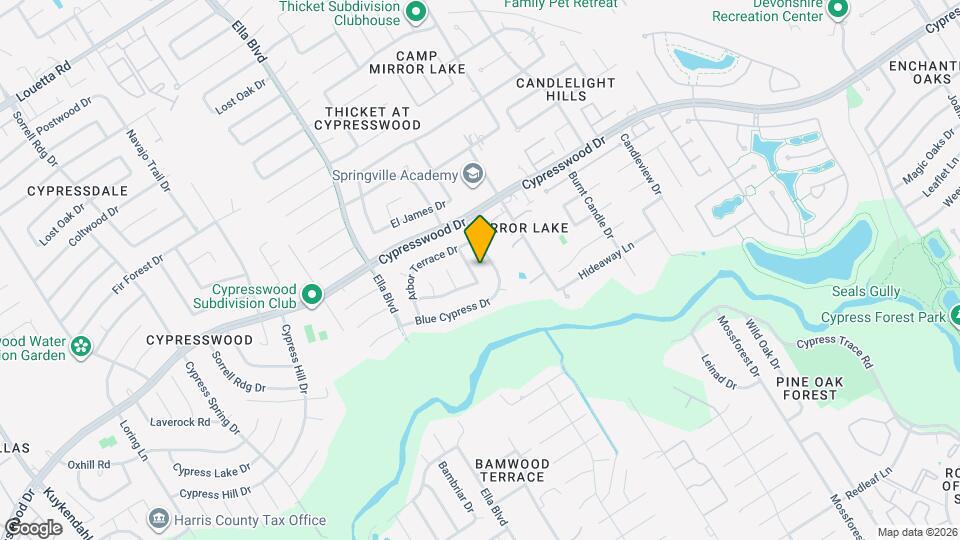 18310 Lake Oaks Dr Map and Location Details