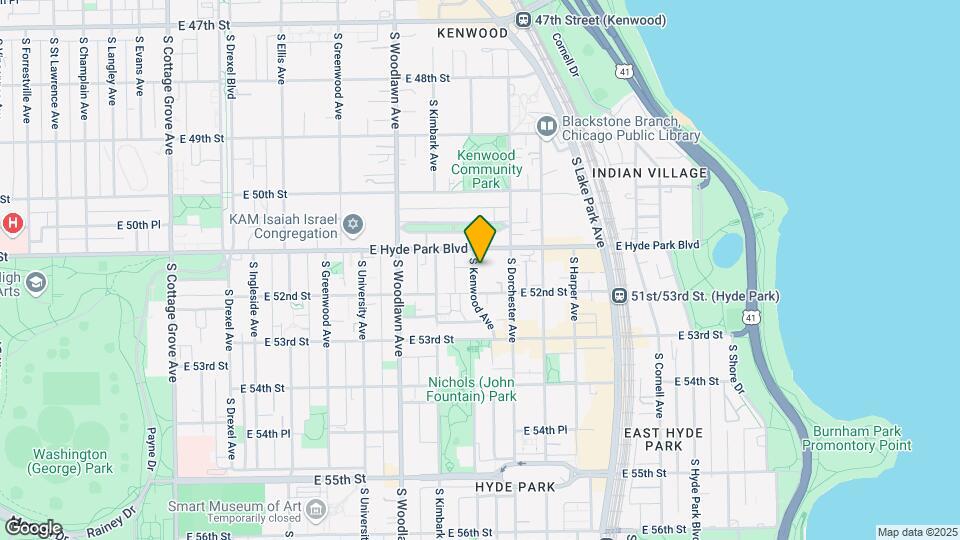 5126 S Kenwood Ave Mapa y Detalles de la Ubicación