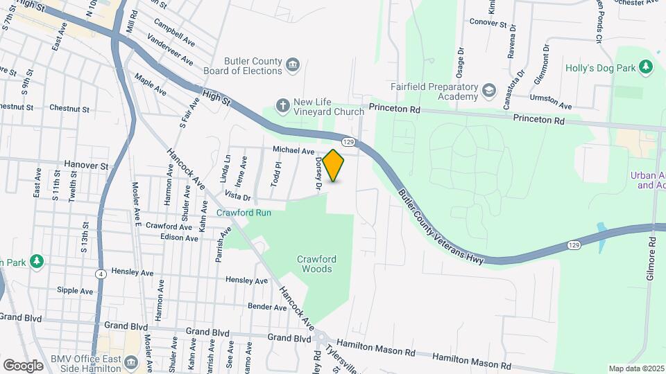 350 Vista Dr Map and Location Details
