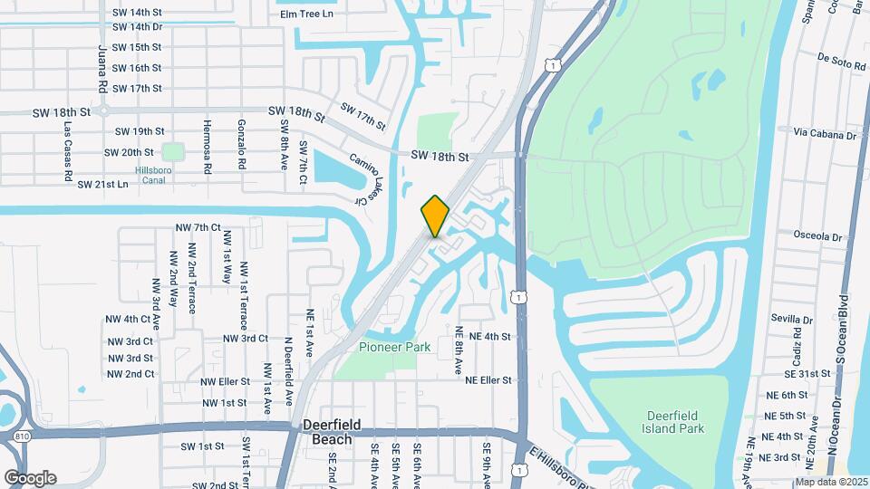 16 Royal Palm Way Map and Location Details