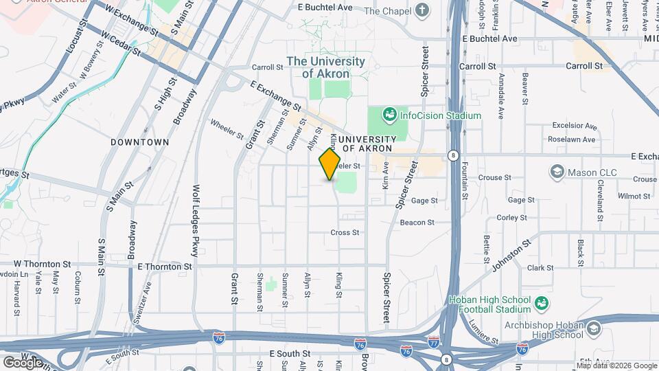 458 Kling St Map and Location Details