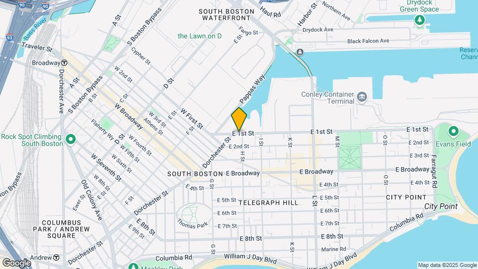 455 E 1st St, Unit 402 Map and Location Details