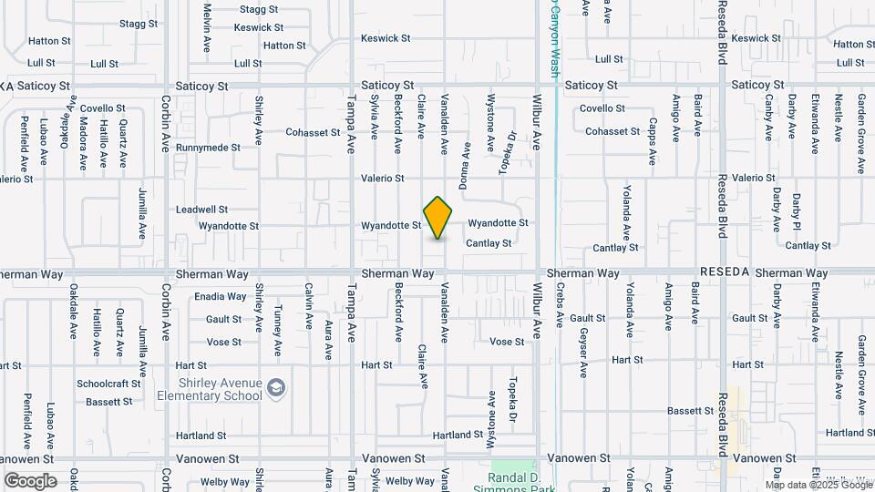 7231 Vanalden Ave, Unit 7231 Vanalden Map and Location Details