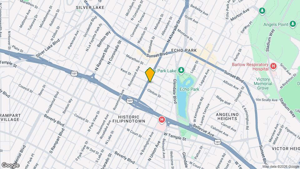 722 S Alvarado St Map and Location Details