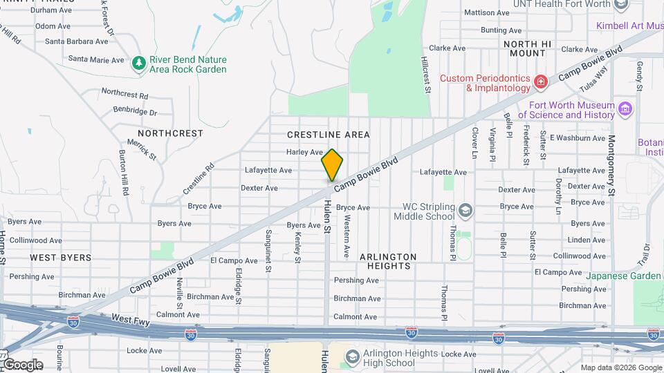 4404 Camp Bowie Blvd Map and Location Details